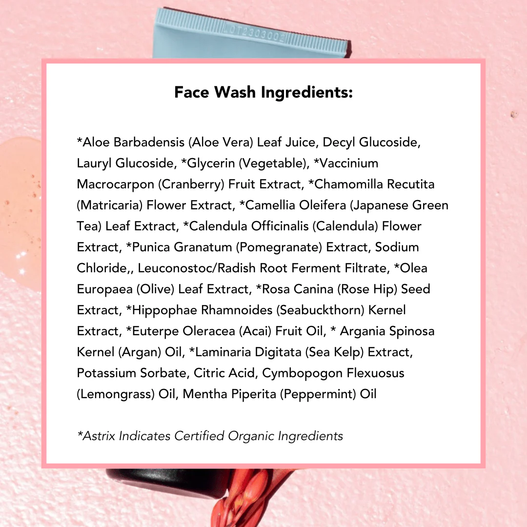 Face Wash Gel - with Super Fruits & Sea Kelp (Travel Size) - (FREE) - Image 10