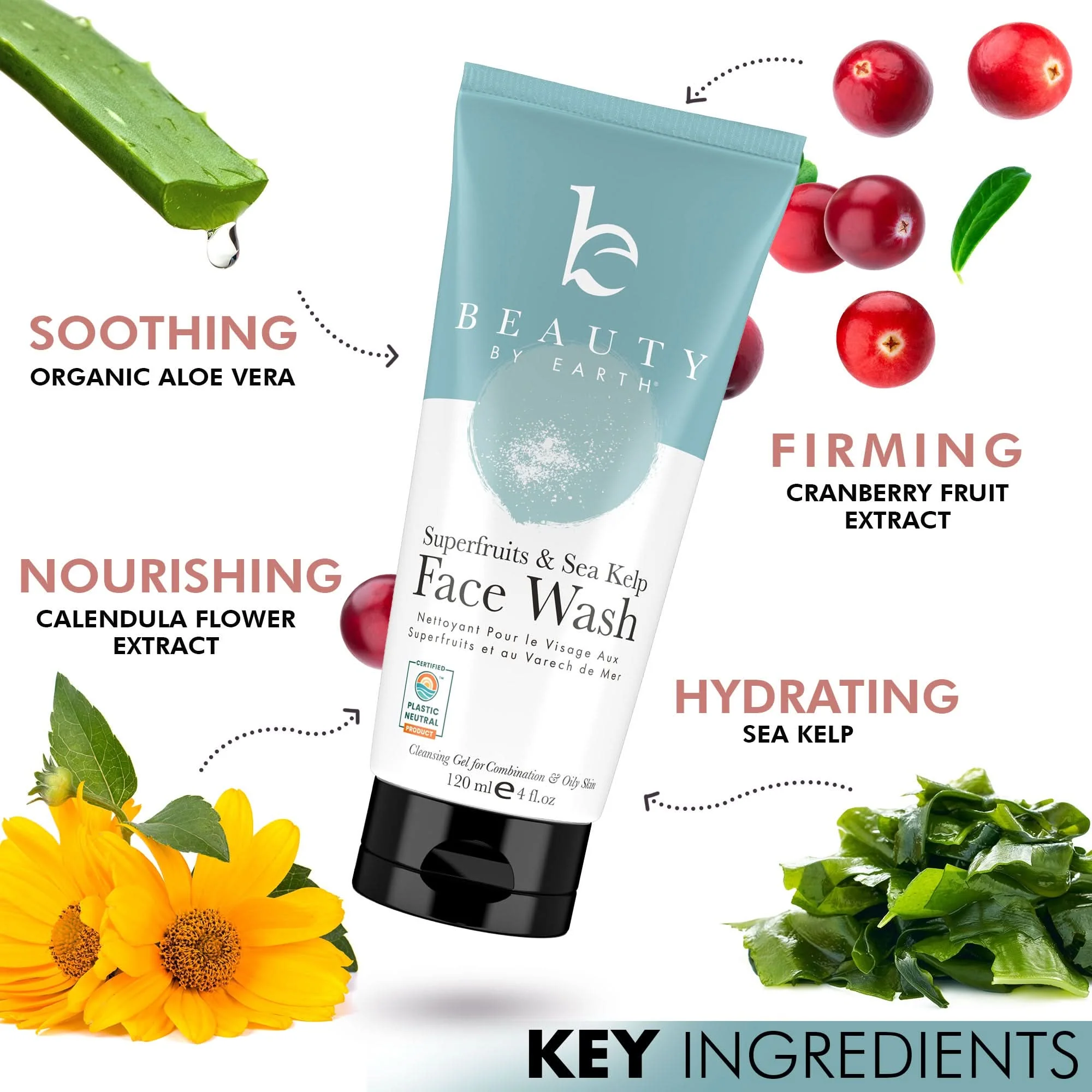 Face Wash Gel - with Super Fruits & Sea Kelp (Travel Size) - (FREE) - Image 8