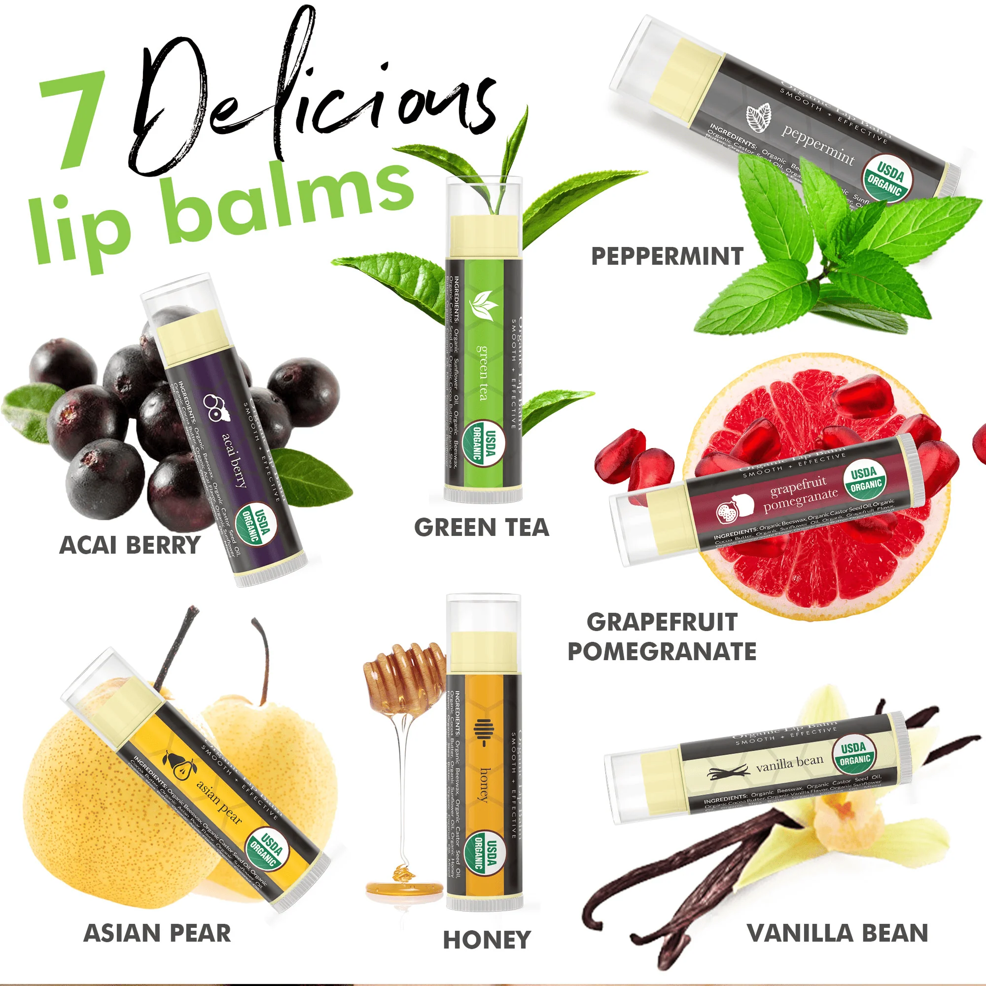Organic Lip Balm Gift Set - Image 7