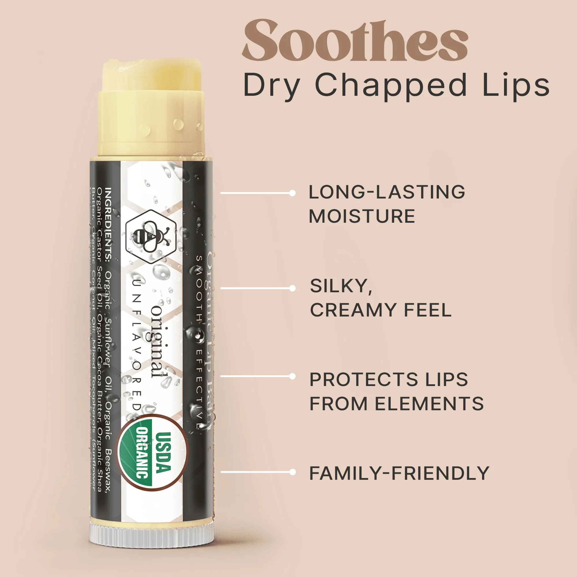 Organic Unflavored Lip Balm - Image 8