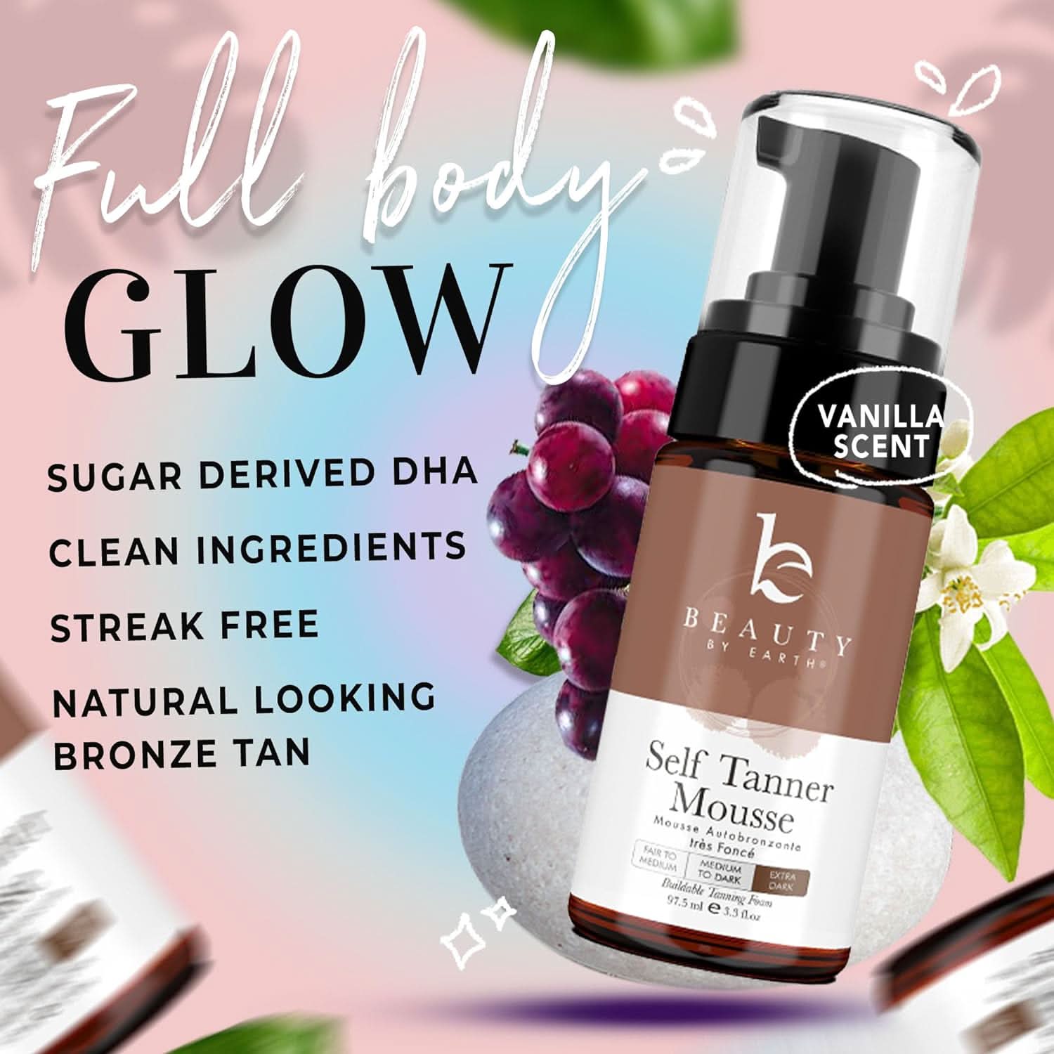 Self Tanner Mousse (Extra Dark) - Image 7